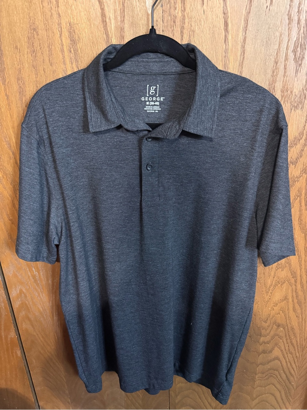 George Men’s Charcoal Heather Polo Shirt